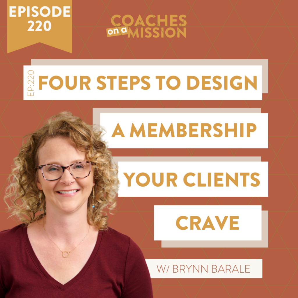 headshot of guest Brynn Barale for her "four steps to design a membership your clients crave" podcast episode